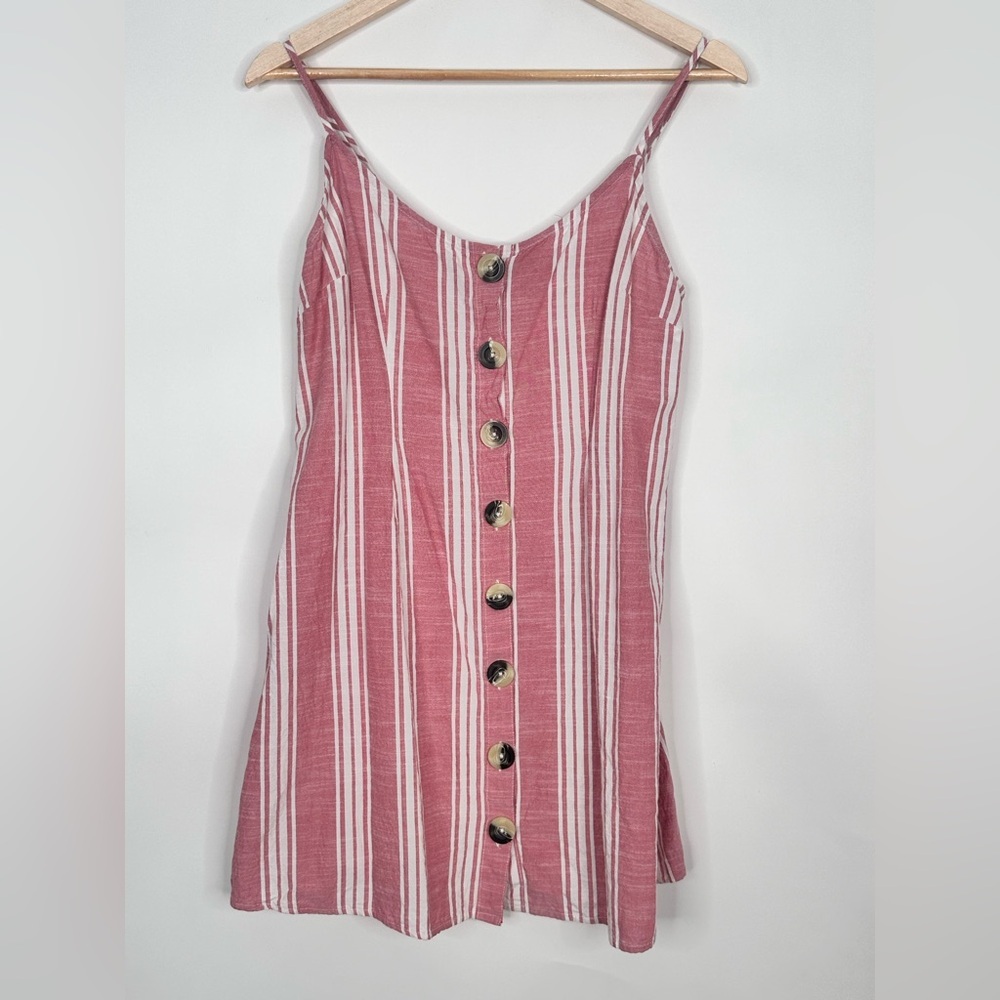 Derek Heart Sleeveless ‎ button down tank size Large